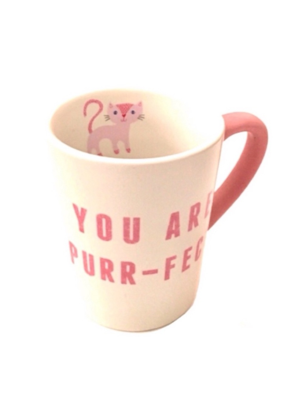 Kitty Ceramic Mug with “You are Purr-fect” Message